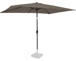 Premium Parasol 200x300cm - Kantelbaar - UV Bescherming - Taupe - Inclusief Beschermhoes
