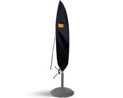 Premium parasol cover - up to approx. 400 cm Ø - best 600D fabric - ultra robust with vents and special coating - for BUSHBOCK® (265x40/70/50 cm) Parasol Protective Cover