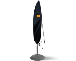 premium parasol/parasolhoes tot ca. 400 cm Ø beste 600D stof ultra robuust met ventilatieopeningen en speciale coating (265x40/70/50cm)