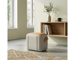 Premium Poef Stijlvolle Kleur - Luxe Hoogwaardig Materiaal Design voor Woonkamer en Slaapkamer - Duurzaam en Ruimtebesparend