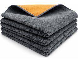 Premium Reinigingsdoeken Set voor Barista, 4 Stuks, 30 x 30 cm, Super Absorberend voor Espresso Machines en Koffiemakers