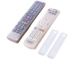 Premium Siliconen Hoes voor Universele Afstandsbedieningen - Beschermhoes Transparant - Stof- en Waterdicht
