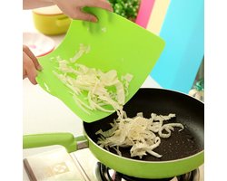 Premium Snijmatten / Snijplanken set - Kunststof- Koken- Keuken - 4-Stuks - Flexibele Snijplanken - Vaatwasser bestendig -