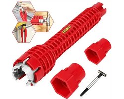 Premium Wastafel Wrench - Sanitair Gereedschap - Verstelbare Tang - Badkamer - Klussen - Gootsteen - Reparatie Tool