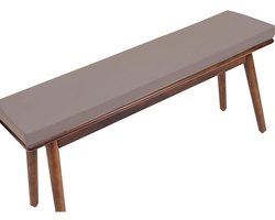 Premium zitkussen voor tuinbank, waterdicht, terraszitkussen voor tuinstoelen, lang bankkussen, 180 x 60 x 5 cm, stijlvol, grijsschuim voor comfort en duurzaamheid
