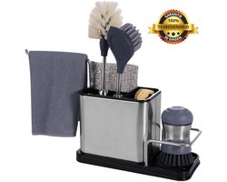 Premiumdesign Keuken Organizer - Vaatdoekhouder - Aanrecht Organiser - Keuken Organizer - Keuken Accessoires