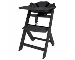 Prénatal Houten Kinderstoel Evan - Meegroeistoel - Vanaf 6 maanden - Zwart