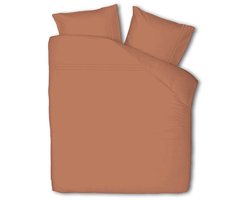 Presence Dekbedovertrek Egyptisch Katoen Uni - Brique - 200x260