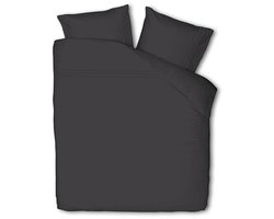 Presence Dekbedovertrek Egyptisch Katoen Uni - Donker Grijs - 200x260