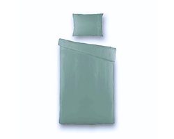 Presence Dekbedovertrek Egyptisch Katoen Uni - Jade - 140x260