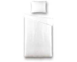 Presence Dekbedovertrek Egyptisch Katoen Uni - Wit - 140x260