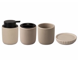 Present Time Badkamerset Neat - Warmgrijs - Scandinavisch,Modern