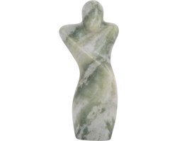 Present Time - Beeld Man Abstract - Himalayan green