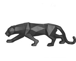 Present Time - Beeld Origami Panther - Zwart