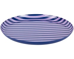 Present Time Dienblad Animado Large - Kobaltblauw - Ø30cm - Modern