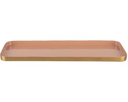 Present Time Dienblad Festive - Roze - 16x2x41 cm - Modern,Scandinavisch