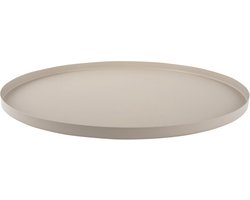 Present Time Dienblad Round - Grijs - Ø39,5cm
