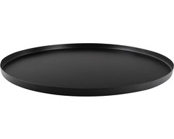 Present Time Dienblad Round - Zwart - Ø39,5cm - Modern,Scandinavisch