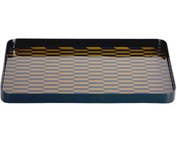Present Time Dienblad Salerno - Blauw - 30x20x2cm - Scandinavisch