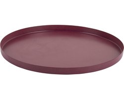 Present Time - Dienblad Servir Rond Extra Small - Dark mauve
