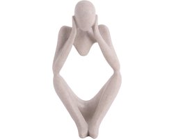 Present Time Dreaming beeld H21cm lichtgrijs