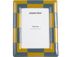 Present Time - Fotolijst Firenze - Blauw/Groen - 18,2x23,3x1,6 cm