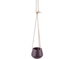 Present Time Hangpot Skittle 9,5 X 12,2 Cm Keramiek Paars