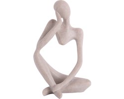 Present Time Imagine beeld H24cm lichtgrijs