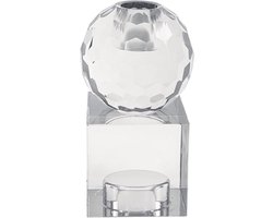 Present Time Kandelaar Crystal Art - Vierkant Helder - Medium - 5,9x5,9x11,3cm - Scandinavisch