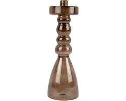 Present Time Kandelaar Pawn - Bruin - Ø11x30,5cm - Scandinavisch,Modern