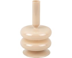 Present Time Kandelaar Sparkle Double Ring - Zandbruin - Ø10cm - Scandinavisch,Modern