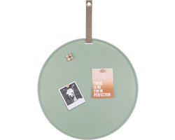 Present Time Memo bord Perky - IJzer Grijs/Groen - 50cm - Scandinavisch