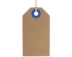 Present Time Memo bord Tag - Kurk Blauw & Groen - Large - 90x50x1,5cm - Scandinavisch