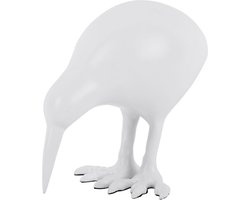 Present Time Ornament Bird - Wit - 21x7.5x9.5cm - Modern - Hout