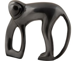 Present Time Ornament Monkey - Grijs - 17x5x15cm - Scandinavisch