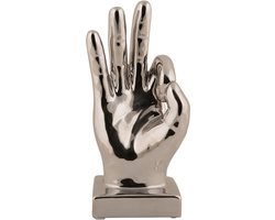 Present Time Ornament Perfecto - Zilver - 10.5x7.5x21cm - Scandinavisch