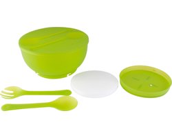 Present Time Salade Schaal Met Koel Element - Plastic - Transparant