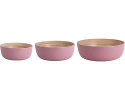 Present Time Schaal Bowl Set Puro Round - Roze - Ø30cm - Modern