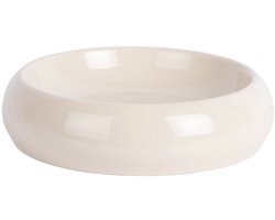 Present Time Schaal Cadiz - Gebroken wit - 30x30x8cm - Metaal - Scandinavisch - Woonkamer