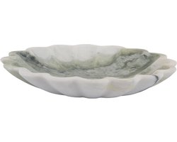 Present Time Schaal Flower - Groen - Ø30cm - Marmer - Scandinavisch - Woonkamer