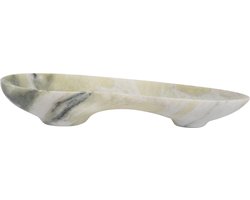 Present Time Schaal Organic - Groen - 37x13x7cm - Marmer - Scandinavisch - Woonkamer
