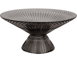 Present Time Schaal Prance - Large - Glas Zwart - Ø34,5x16cm - Modern