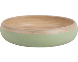 Present Time Schaal Puro Sphere - Groen - Ø30cm - Bamboe - Scandinavisch - Woonkamer