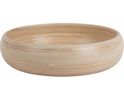 Present Time Schaal Puro Sphere - Naturel - Ø30cm - Bamboe - Scandinavisch - Woonkamer