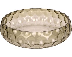Present Time Schaal Speckles - Large - Glas Mosgroen - Ø26x7cm - Glas - Modern - Woonkamer