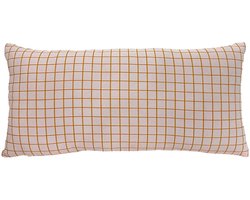 Present Time Sierkussen Cuadro - Zachtroze - 50x25x6cm - Scandinavisch