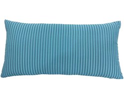 Present Time Sierkussen Raya - Helderblauw - 50x25x6cm - Scandinavisch