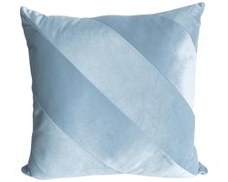 Present Time Sierkussen Tono - Zachtblauw - 45x45x7cm - Scandinavisch
