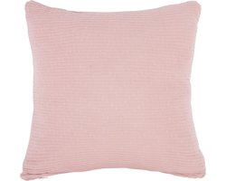 Present Time Sierkussen Zigzag - Roze - 45x45x15cm - Modern - Katoen - Moederdag - Moederdag cadeautje - Moederdag cadeau voor mama