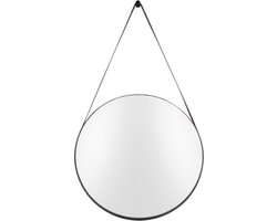 Present Time Spiegel Balanced - Zwart - Ø47cm - Modern